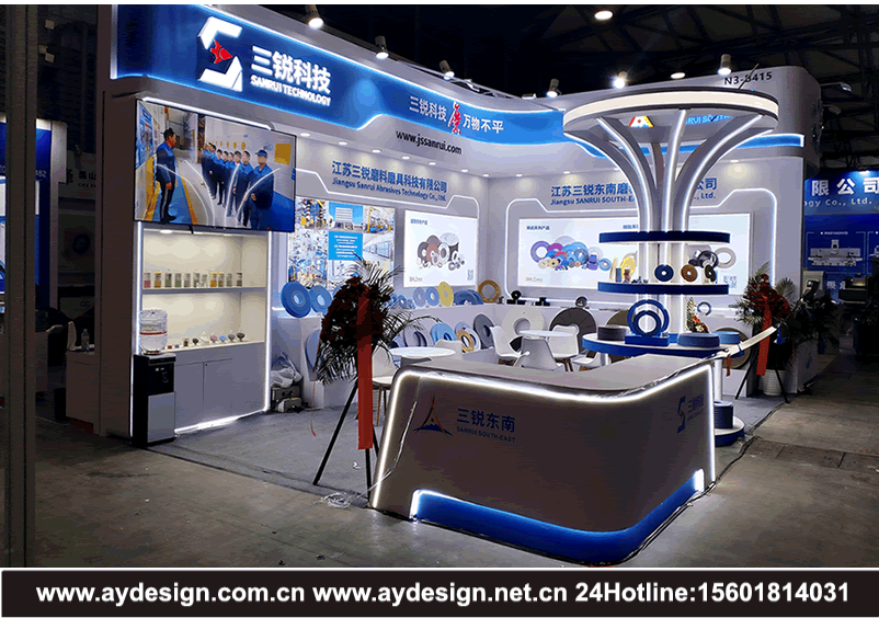 上海机床展展台设计搭建,磨料磨具展展会设计搭建,机床展展台设计搭建,磨料展展台设计搭建,磨具展展会展位装修